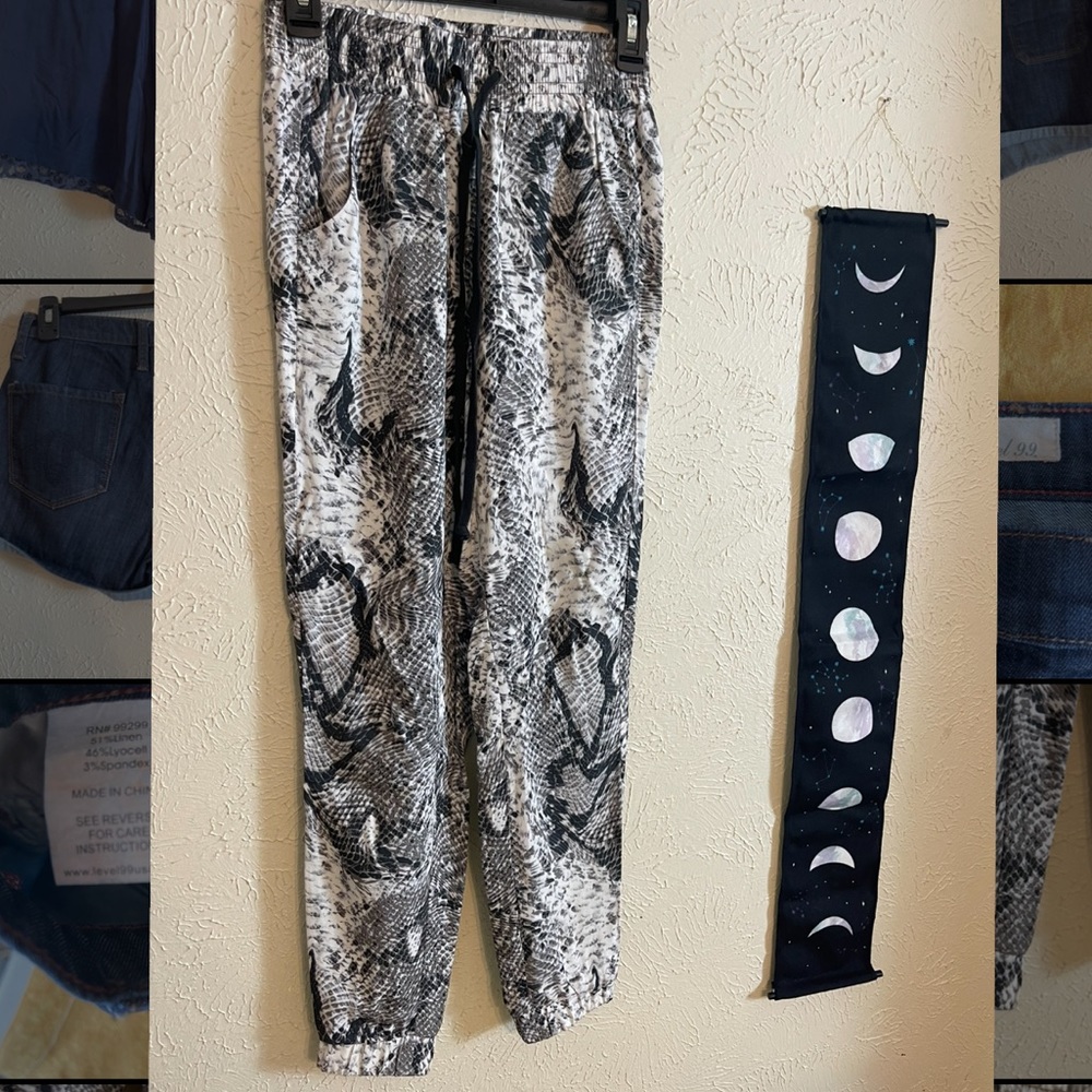 BB Dakota snakeskin lounge pants (2)